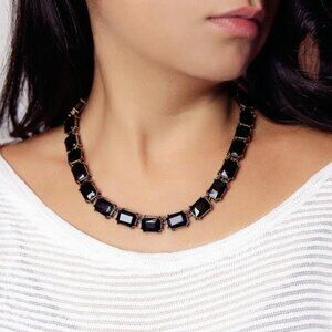 NEW Chloe + Isabel Jet Octagon Convertible Necklace